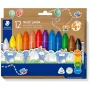 Kredki świecowe Staedtler Noris Jumbo — 12 kolorów, nietoksyczne, rozmiar jumbo