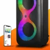 Przenośne centrum muzyczne MANTA SPK0401B100 głośnik Bluetooth, 100 W mocy szczytowej, radio FM, karaoke, wbudowany akumulator, X-BASS