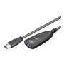 Kabel USB Goobay 5m USB 3.0 USB 3.2 Gen 1 USB A Czarny