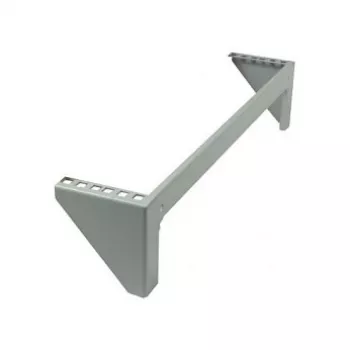 Akcesoria 19-calowe Uchwyt ścienny 2U W490 / D98 mm jasnoszary seria SMW