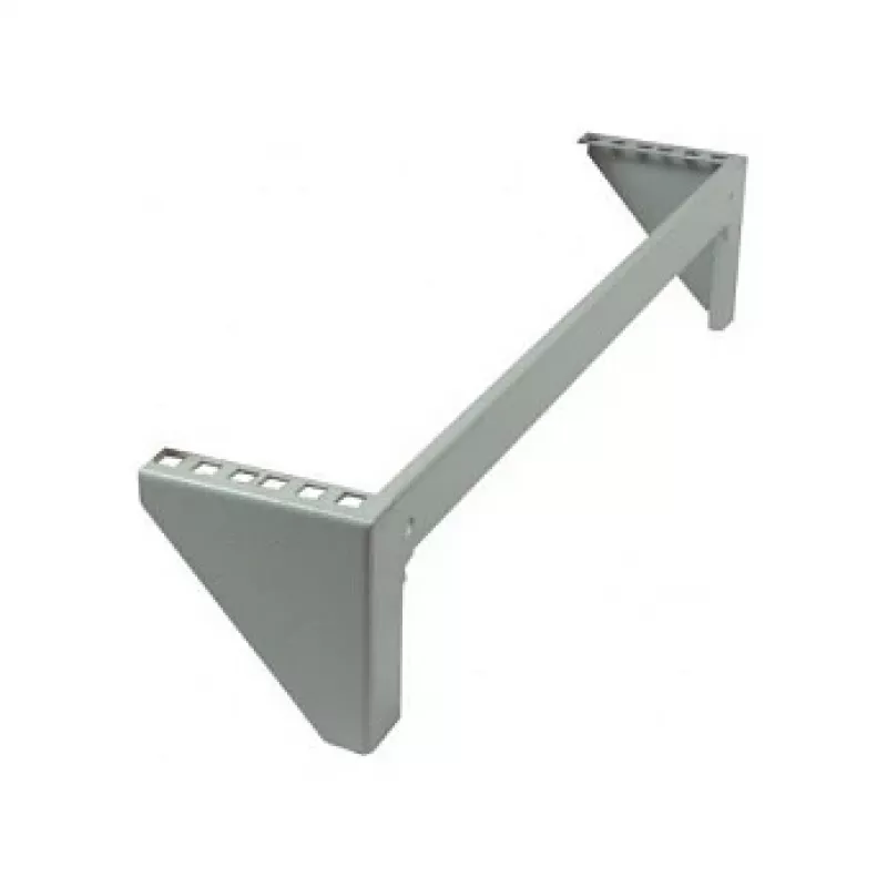 Akcesoria 19-calowe Uchwyt ścienny 2U W490 / D98 mm jasnoszary seria SMW