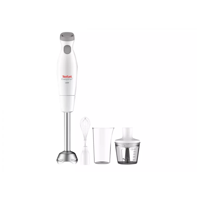 Tefal HB4531 0.5 L Blender stołowy 450 W Szary, Stal nierdzewna, Biały