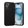 Silikonowe etui Vention KUFB0-20 do iPhone 15 Plus — czarne, smukła ochrona