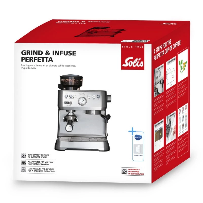 Solis Grind & Infuse Perfetta Półautomatyczny ekspres do kawy 2,6 l
