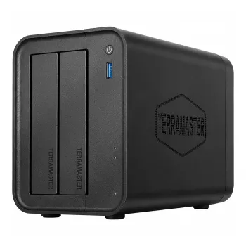 NAS TERRAMASTER F2-425 Intel Celeron N5095 Quad-Core 2 GHz 4 GB DDR4 2-kieszeniowy
