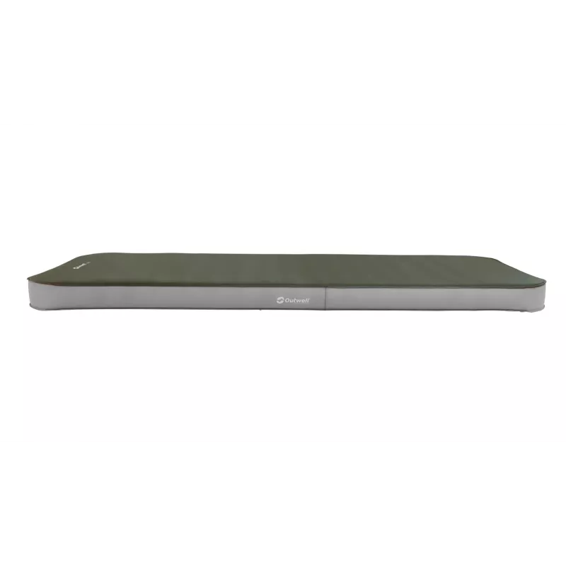 Pojedynczy materac powietrzny Outwell 400143 — Poliester, 2030×750×100 mm, zielono-szary