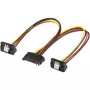 15-Pin-SATA Y-przewód zasilający 20cm