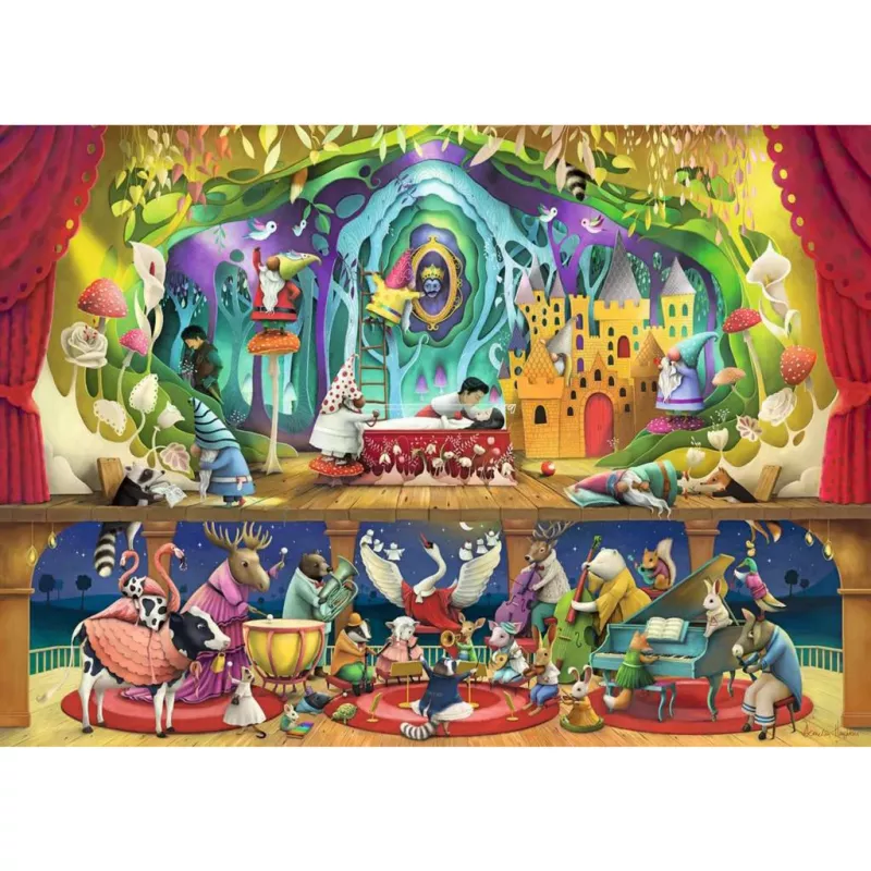 Puzzle - Królewna Śnieżka i siedmiu krasnoludków (1000 elementów)
