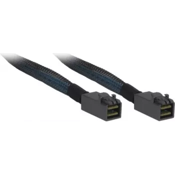 Inter-Tech - Wewnętrzny kabel SAS - SAS 12Gbit/s - 4x Mini SAS HD (SFF-8643) na 4x Mini SAS HD (SFF-8643) - 1,0m - Czarny/Niebieski (88885006)