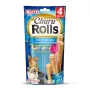 INABA Churu Rolls przepis z kurczakiem zawijane w przepis z tuńczykiem i przegrzebkami - przysmaki dla kota - 4x10 g