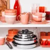 Zestaw garnków Tefal Ingenio Emotion L897SB74 — 11-częściowy, sztaplowalny, stal nierdzewna z powłoką nieprzywierającą, do piekarnika, Thermo-Spot