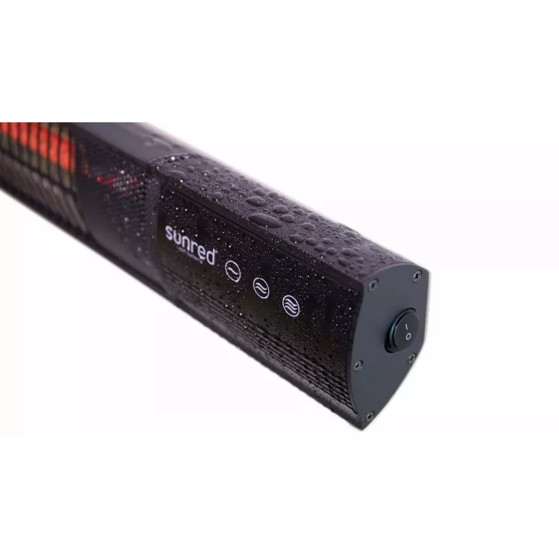 Promiennik podczerwieni SUNRED RD-DARK-25, 2500 W, do montażu naściennego, IP55, czarny