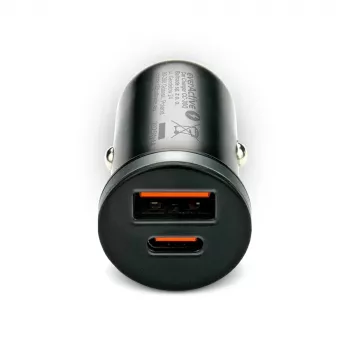 Ładowarka samochodowa everActive CC-30Q QC3.0 35W — 1x USB-A, 1x USB-C, szybkie ładowanie