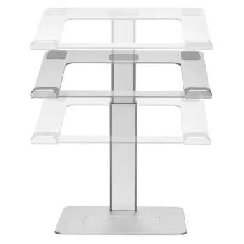 Podstawka pod laptopa Gembird NBS-D1-02 Srebrna 39,6 cm (15,6 inch)