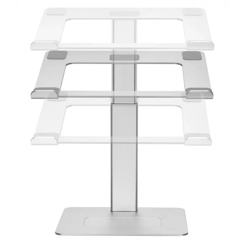 Podstawka pod laptopa Gembird NBS-D1-02 Srebrna 39,6 cm (15,6 inch)