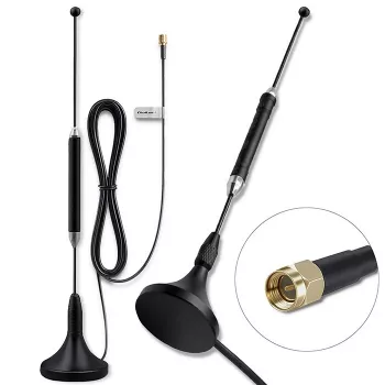 Zewnętrzna antena 4G LTE QOLTEC 5 dBi 600–2700 MHz złącze SMA kabel 3 m