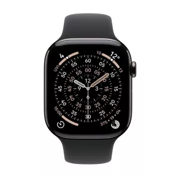 Smartwatch Apple Watch Series 11 GPS + Cellular 42mm Slate Titanium Case Black Sport Band S/M