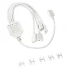 kabel rozgałęźny ARGB Kolink PGW-AC-KOL-157 30 cm biały do złączy 3-pin 5V ARGB