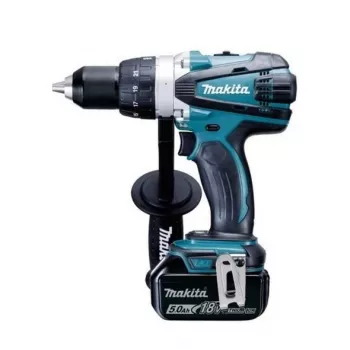 Makita DDF458RTJ wiertarka 2.3 kg Czarny, Niebieski