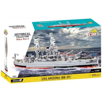 Klocki USS Arizona BB-39 2046 klocków