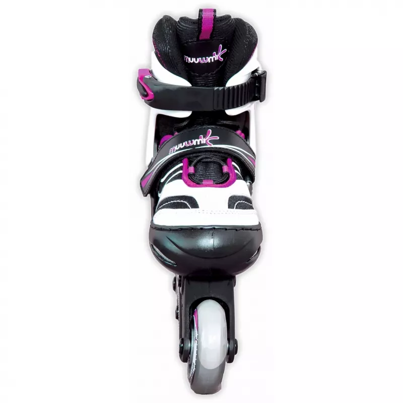 Verstellbare Kinderinliner Gr. 29-32, Inline-Skates pink/schwarz