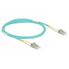 Kabel światłowodowy DeLOCK LC na LC wielomodowy OM3 2 m