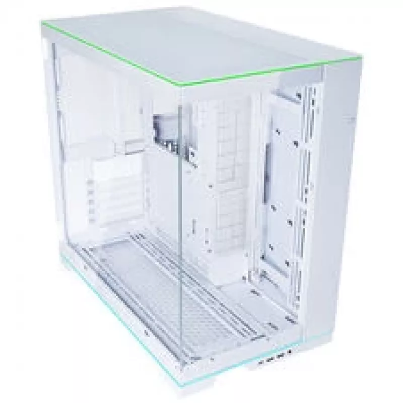 Zestaw obudowy PC Lian Li O11 Dynamic EVO RGB, Midi-Tower, ARGB, szkło hartowane + 3x wentylator UNI FAN SL-INF Reverse Blade - biały
