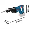 Bosch GSA 18 V-LI Czarny, Niebieski