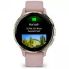 Garmin Venu 3S 3,05 cm (1,2) AMOLED 41 mm Cyfrowy 390 x 390 pikseli Ekran dotykowy Złoty, Różowy Wi-Fi GPS (satelitarny)