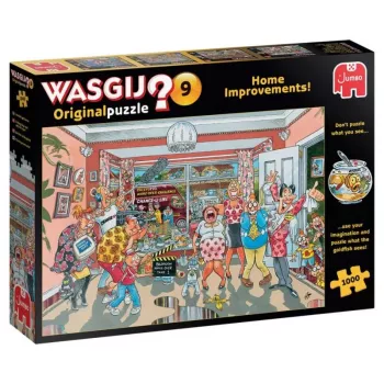 Jumbo Spiele Jumbo Wasgij Oryginalny 9 -Home Home Impovements 1000 elementów Puzzle (81926)