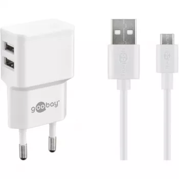 Goobay 44985 Kabel do telefonu komórkowego biały