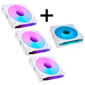 LIAN LI UNI FAN SL-INF 120 ARGB Reverse Blade 4-Pack - Biały
