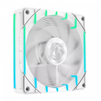 GAMEMAX TORNADO T12 ARGB-RW 120mm Biały Wentylator Obudowy z Odwróconymi Łopatkami