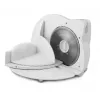 Elektryczna krajalnica do żywności ESPERANZA EKM017W — 150 W, ostrze ze stali nierdzewnej 17 cm, maks. plasterek 15 mm, kolor stal nierdzewna, obudowa z tworzywa sztucznego