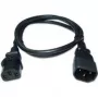 Zebra CS-CAB-IEC-L kabel zasilający Czarny 1 m złącze C13 złącze C14