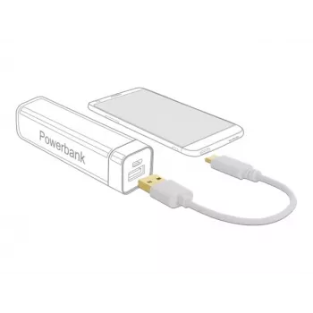 Kabel do ładowania USB DeLOCK Type-A na USB Type-C 15 cm