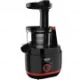 Wolnoobrotowa wyciskarka do soków Tefal Juiceo ZC150 — 150 W, otwór zasypowy 4,5 cm, pojemniki na sok i miąższ 0,8 L, 80 obr./min, czarno-czerwona