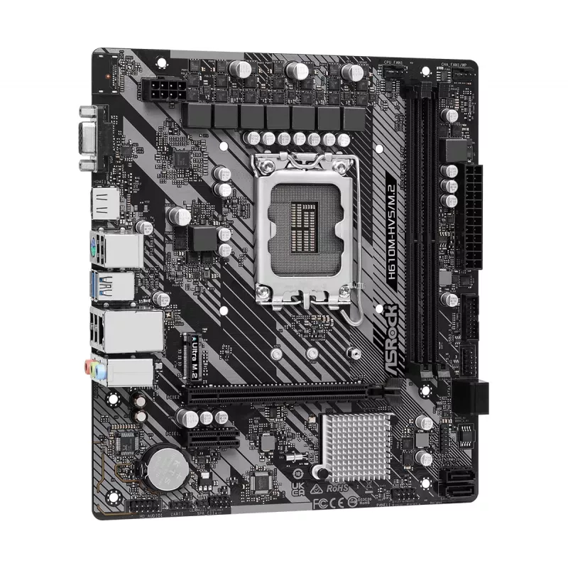 ASRock H610M-HVS/M.2 R2.0 DDR4 LGA1700 Micro-ATX Płyta główna