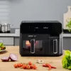 Frytkownica powietrzna Zelmer ZAF9000 5,5 l + 3,5 l 2700 W czarna