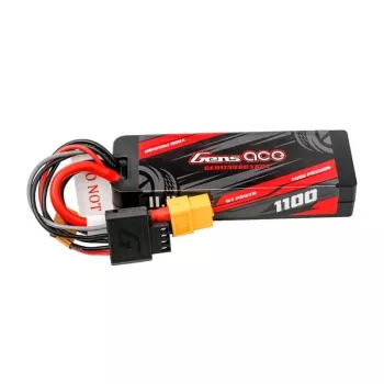 Akumulator LiPo Gens ace G-Tech 1100mAh 11.1V 3S1P 60C GRP-76 Hardcase z wtykiem XT60