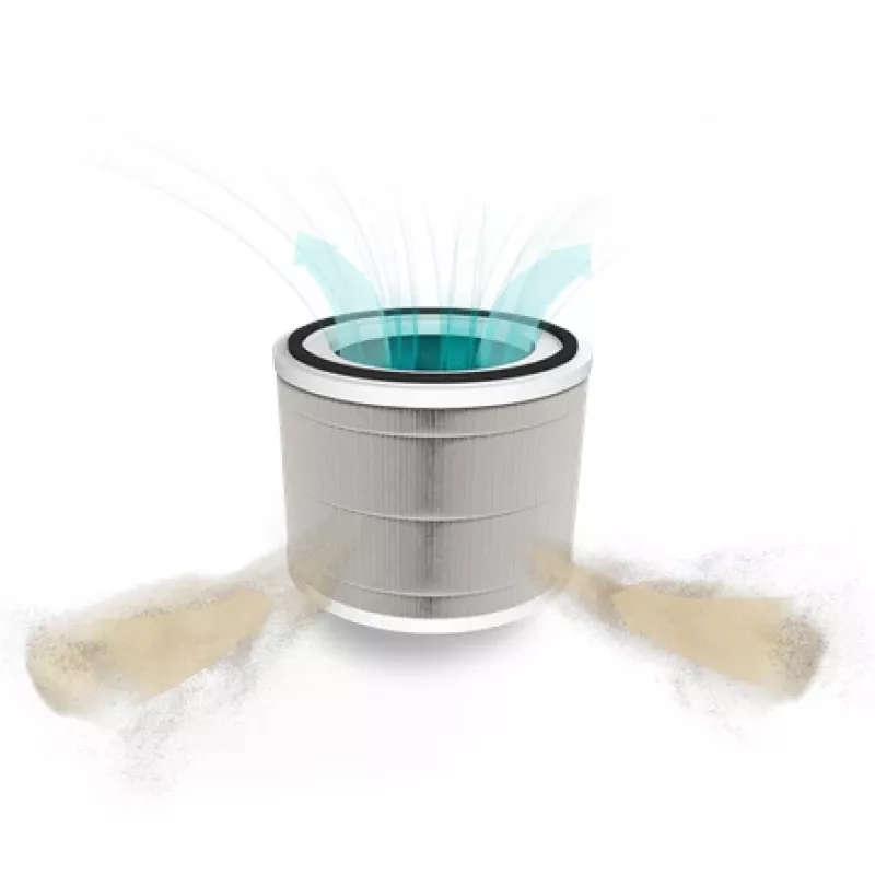 Duux | Filtr HEPA+Węglowy do oczyszczacza powietrza Bright | Pasuje do oczyszczacza Sphere (DXPU06 lub DXPU07) | Biały