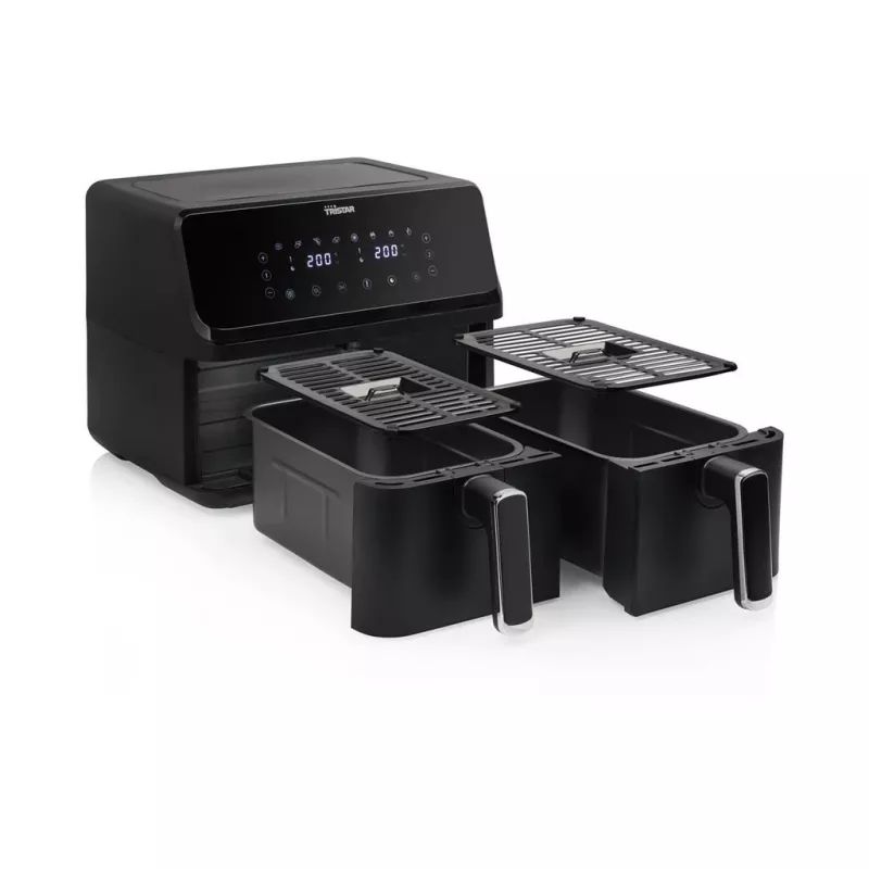 Frytkownica Tristar FR-9026 podwójna 8 L wolnostojąca 2700 W frytkownica beztłuszczowa czarna