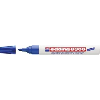 Permanentny marker Edding 8300 z końcówką kulistą, niebieski