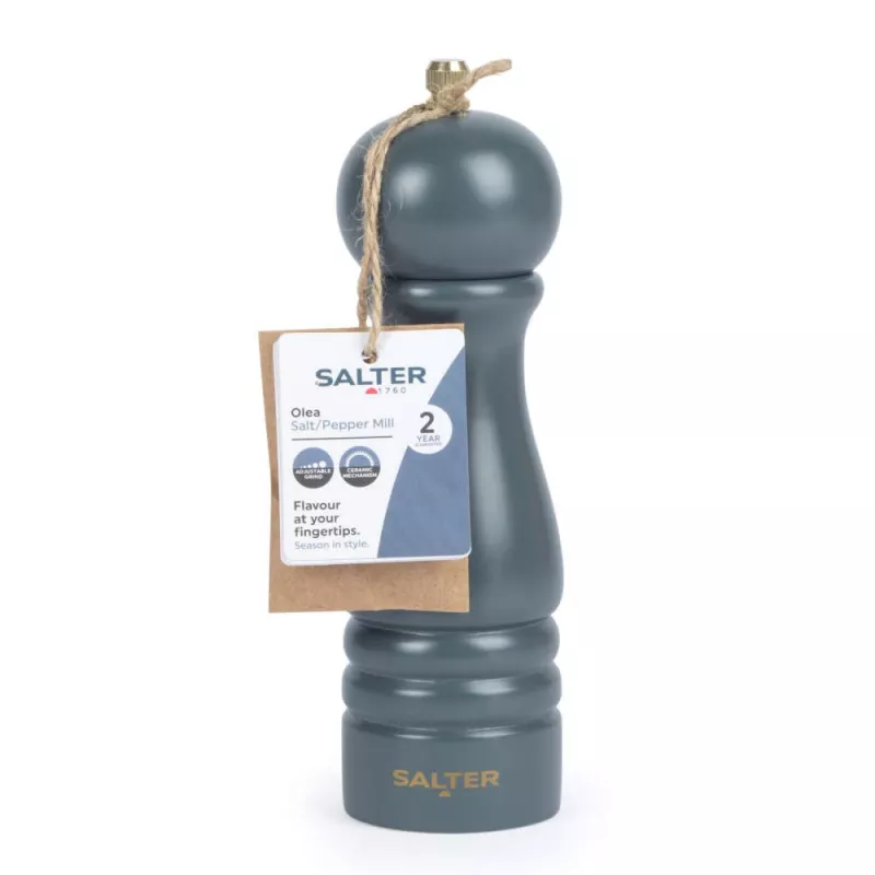 Salter Salt and Pepper Mill BW120291GEU7, szare wykończenie, ręczny młynek