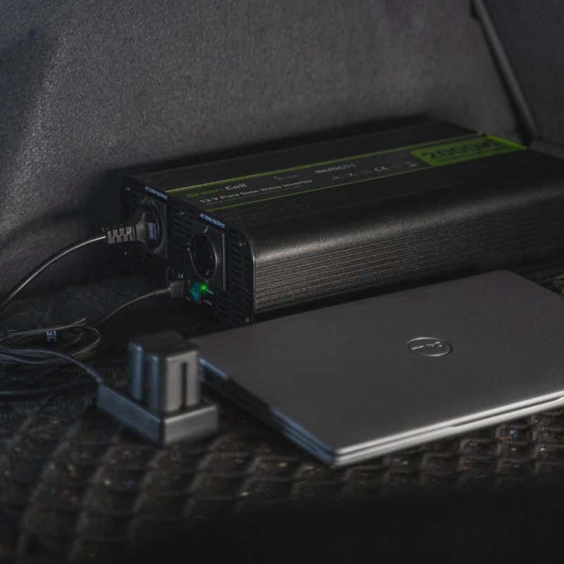 Przetwornica napięcia zielony Cell INVGC12 Auto 3000 W czarna