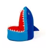Sako sack pouffe Shark navy Niebieski XXL 100 x 60 cm