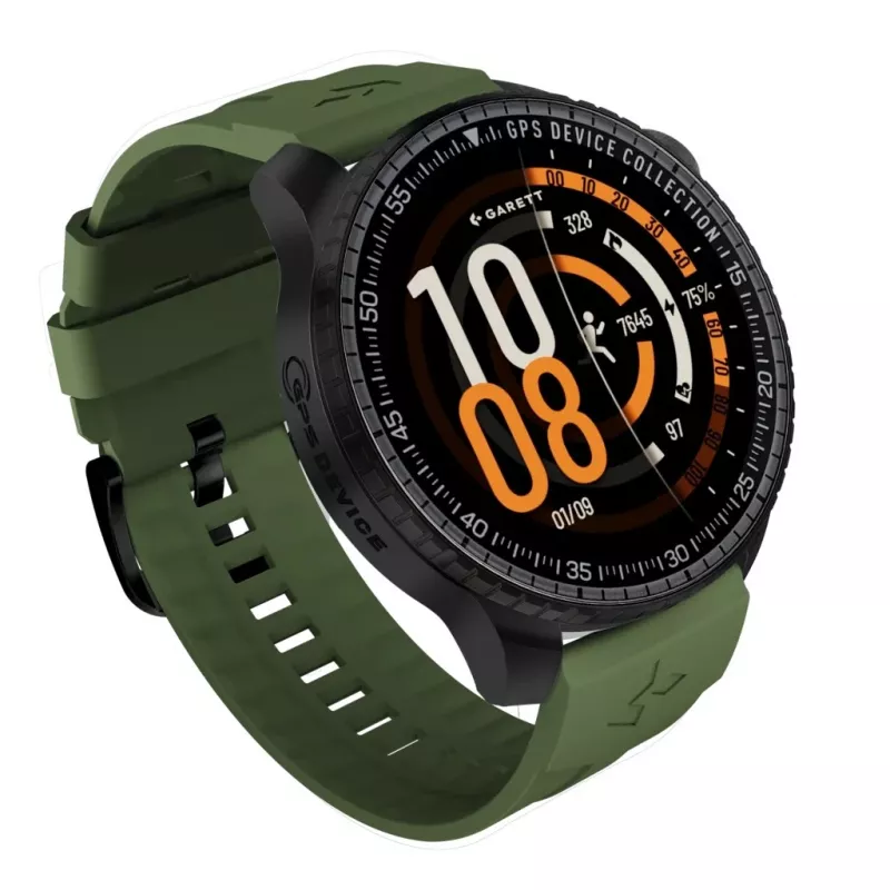 Smartwatch Garett Compass GPS czarny — smartwatch Garett Compass GPS, czarny