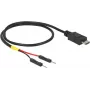 Kabel USB DeLOCK 85408 Micro-USB B 0,3 m Czarny