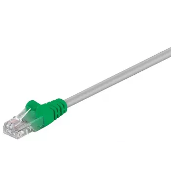 Wentronic Goobay CAT 5e kabel krosowy skrzyżowany, U/UTP, szary, zielony, szaro-zielony, 5 m – mieszanka miedzi CCA (68868)