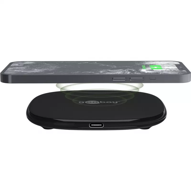 Goobay 64675 Bezprzewodowy odbiornik ładujący do urządzeń mobilnych Telefon/Smartfon - Smartwatch - Tablet USB Type-C (64675)